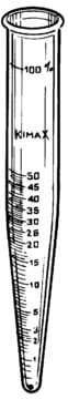 Kimax&#174; oil centrifuge tube capacity 12.5&#160;mL, O.D. × L 17&#160;mm × 118&#160;mm