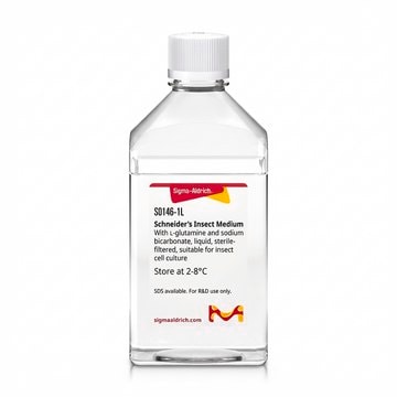 Schneider’s Insect Medium With L-glutamine and sodium bicarbonate, liquid, sterile-filtered, suitable for insect cell culture