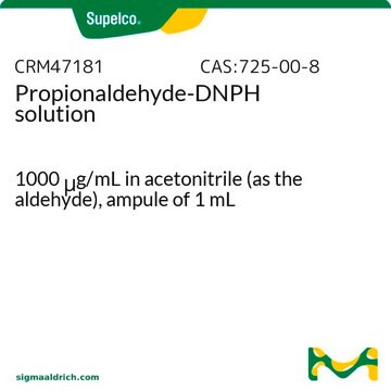 丙醛-DNPH标准液 1000&#160;&#956;g/mL in acetonitrile (as the aldehyde), ampule of 1&#160;mL
