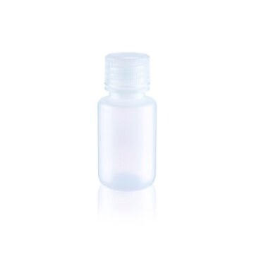 Wheaton&#174; Leak Resistant Bottle capacity 30&#160;mL, polypropylene bottle, natural bottle, narrow-mouth bottle, bottle diam. × H 32&#160;mm × 69&#160;mm, 20-410