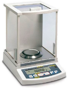 Kern analytical balance ABJ 320-4NM, AC/DC input 220 V AC, universal plug set
