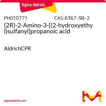 (2R)-2-Amino-3-[(2-hydroxyethyl)sulfanyl]propanoic acid AldrichCPR