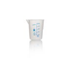 Azlon Tapered Beakers with Printed Graduations polypropylene, capacity 50&#160;mL