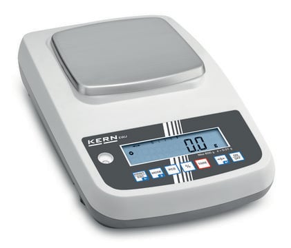 Kern EWJ series precision balances Kern EWJ 600-2M, weighing capacity 600&#160;g, accuracy: 0.01&#160;g, precision: ±0.03&#160;g