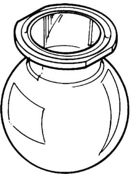 Ace Rotary-evaporator/freeze-drying flask capacity 500&#160;mL