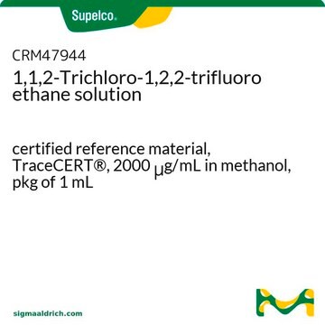 1,1,2-Trichloro-1,2,2-trifluoroethane solution certified reference material, TraceCERT&#174;, 2000&#160;&#956;g/mL in methanol, pkg of 1&#160;mL