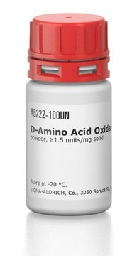 D-Amino Acid Oxidase from porcine kidney powder, &#8805;1.5&#160;units/mg solid