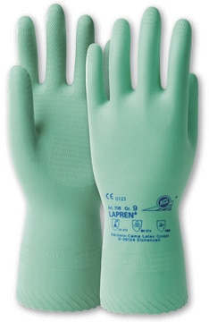 Lapren&#8482; latex/chloroprene flock lined gloves size XL