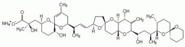 Okadaic Acid, Ammonium Salt Water-soluble analog of Okadaic Acid. Inhibits protein phosphatases 1 and 2A.
