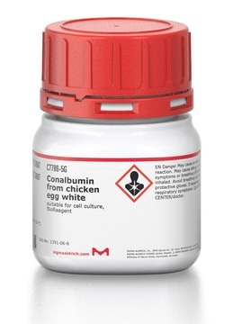 Conalbumin from chicken egg white BioReagent, suitable for cell culture