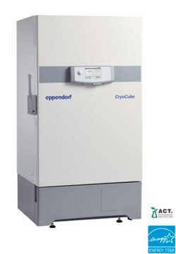 Eppendorf&#174; CryoCube&#174; F740hiw capacity 740&#160;L, touchscreen interface, handle left side, 3 shelves, LN2 backup system, AC/DC input 120 V, US 3-pin plug