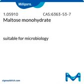Maltose monohydrate suitable for microbiology