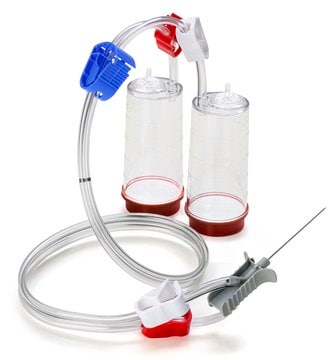 Steritest&#174; NEO 设备 For liquids in ampoules and collapsible bags. Red base canister with single needle for easy access. Single packed.