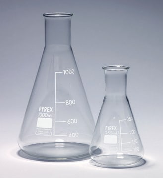 Pyrex&#174; Erlenmeyer flask, narrow neck, with printed trace code capacity 300&#160;mL