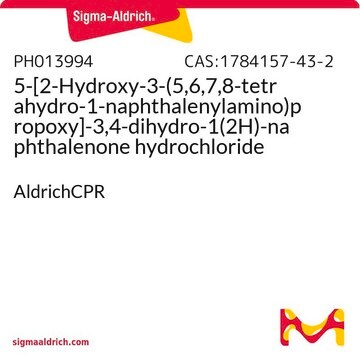 5-[2-Hydroxy-3-(5,6,7,8-tetrahydro-1-naphthalenylamino)propoxy]-3,4-dihydro-1(2H)-naphthalenone hydrochloride AldrichCPR