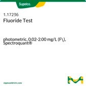 氟化物测试预装试剂 photometric, 0.02-2.00 mg/L (F-), Spectroquant®