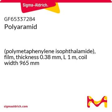 Polyaramid (polymetaphenylene isophthalamide), film, thickness 0.38&#160;mm, L 1&#160;m, coil width 965&#160;mm