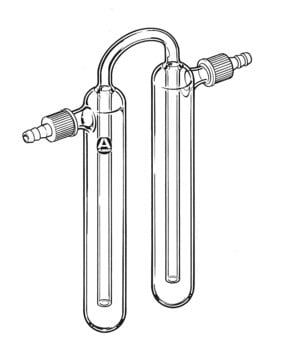Aldrich&#174; reverse-flow bubbler with SafetyBarb&#174; hose connectors capacity 25&#160;mL