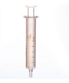 Synthware™ microliter syringe borosilicate glass 3.3, needle, Bevel Tip, capacity 50 μL