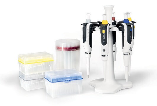 BRAND&#174; Transferpette&#174; S Pipette Starter Kit volume × volume × volume (0.1-2.5&#160;&#956;L) (0.5-10&#160;&#956;L) (10-100&#160;&#956;L), single-channel, Adjustable volume, Mechanical, 3 shelf mounts