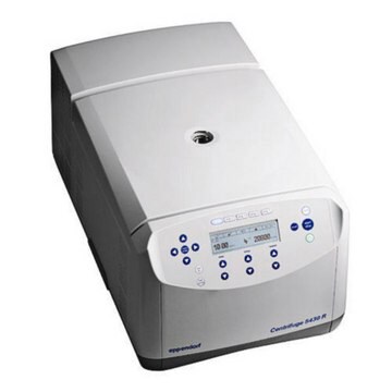 Eppendorf&#174; Centrifuge 5430/5430R 5430R, refrigerated, with rotor FA-45-24-11 with lid, key pad, AC/DC input 120 V, 60 Hz, US 3-pin plug