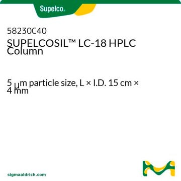 SUPELCOSIL&#8482; LC-18 HPLC 柱 5&#160;&#956;m particle size, L × I.D. 15&#160;cm × 4&#160;mm