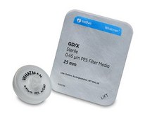Whatman® GD/X syringe filters cellulose acetate membrane, pore size 0.45 μm, diam. 25 mm, sterile, pk of 50 ea