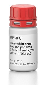Thrombin from bovine plasma &#8805;60&#160;NIH units/mg protein (biuret)