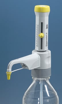 BRAND&#174; Dispensette&#174; S Organic, Analog-adjustable bottle-top dispenser volume range 10-100&#160;mL, with recirculation valve