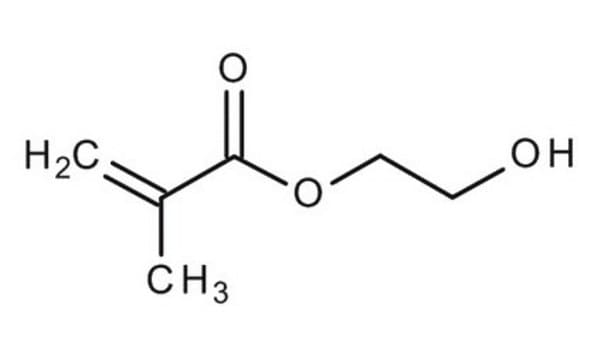 2-Hydroxyethyl methacrylate (stabilised with hydroquinone monomethyl ether) for synthesis