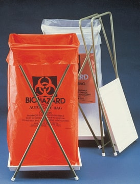 Scienceware&#174; biohazard disposal bags W × H × thickness 8 1/2&#160;in. (22&#160;cm) × 11&#160;in. (28&#160;cm) × 0.00125&#160;in., red, pack of 100