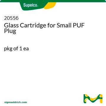 Glass Cartridge for Small PUF Plug pkg of 1 ea