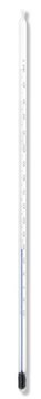 Immersion Thermometer temp. range -20—150 °C, blue, liquid, Total Immersion, L 12&#160;in.