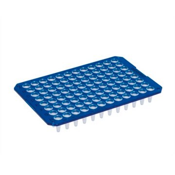 Eppendorf twin.tec&#174; PCR Plates 96 low profile, unskirted, blue plate, conical bottom colorless wells, unskirted, low profile, blue, pkg of 20&#160;ea