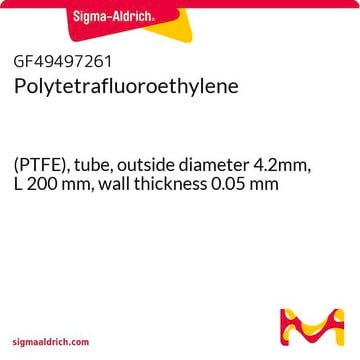 聚四氟乙烯 (PTFE), tube, outside diameter 4.2mm, L 200&#160;mm, wall thickness 0.05&#160;mm