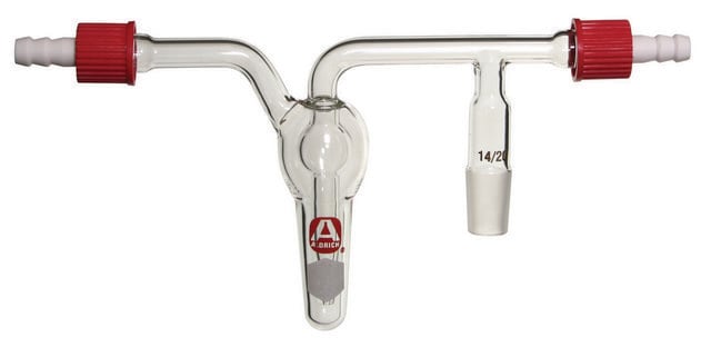 Aldrich&#174; in-line oil bubbler with SafetyBarb&#174; hose connectors joint: ST/NS 24/40