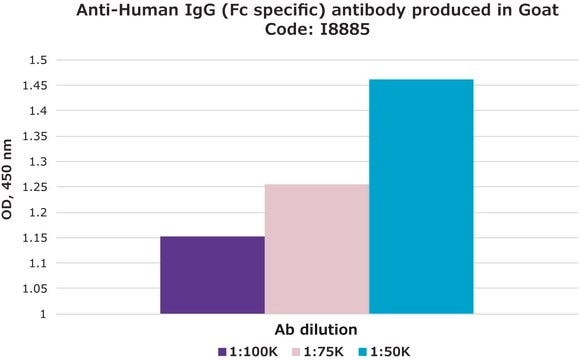 Anti-Human IgG (Fc specific) antibody produced in goat whole antiserum