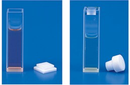 Spectrophotometer cuvettes, silica (quartz) Ultra-micro, volume ≥50 μL, aperture size 2 mm × 2.5 mm
