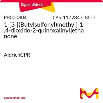 1-[3-[(Butylsulfonyl)methyl]-1,4-dioxido-2-quinoxalinyl]ethanone AldrichCPR