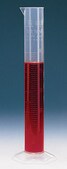 BRAND&#174; graduated cylinder, PP, with blue printed scale or embossed scale volume 1,000&#160;mL, blue graduations