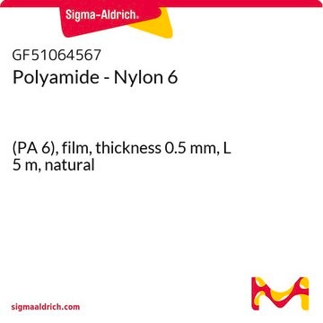 Polyamide - Nylon 6 (PA 6), film, thickness 0.5&#160;mm, L 5&#160;m, natural