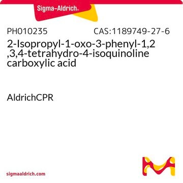 2-Isopropyl-1-oxo-3-phenyl-1,2,3,4-tetrahydro-4-isoquinolinecarboxylic acid AldrichCPR