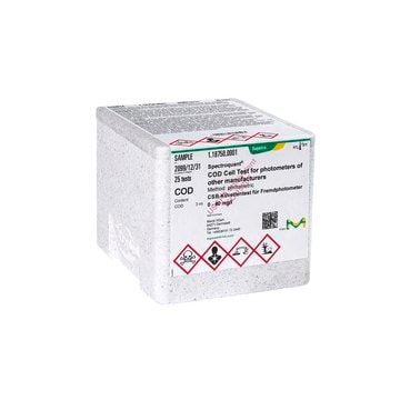 COD Cell Test for photometers of other manufacturers photometric, 0-40.0 mg/L (COD), Spectroquant®