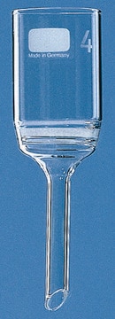 BRAND&#174; filter funnel borosilicate glass, capacity 125&#160;mL, 17 D 4