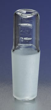 Pyrex&#174; ground-glass stopper joint: ST/NS 14/20, Combination reagent bottle/ground joint, hollow