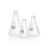 Duran® Erlenmeyer Flask graduated, neck Joints: (GL 25)