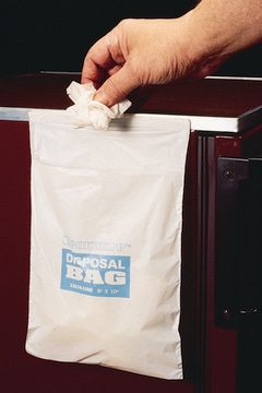 Cleanware self-adhesive waste bags W × L 305&#160;mm (12&#160;in.) × 406&#160;mm (16&#160;in.)