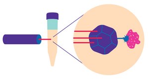 Upconversion Nanoparticles NaYF4,Yb,Tm@NaYF4 Yb, Nd, PEG-NH2 modified core-shell, fluorescence λex 808 nm, blue light