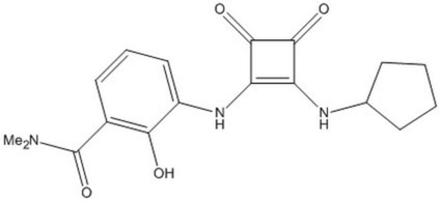 CXCR2 antagonist, Cpd 19 The CXCR2 antagonist, Cpd 19, also referenced under CAS 473728-67-5, controls the biological activity of CXCR2.