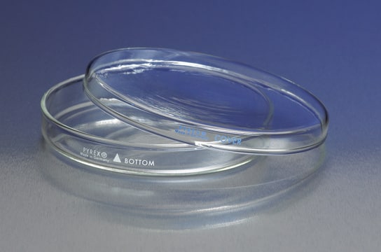 Pyrex&#174; petri dishes complete, O.D. × H 150&#160;mm × 15&#160;mm